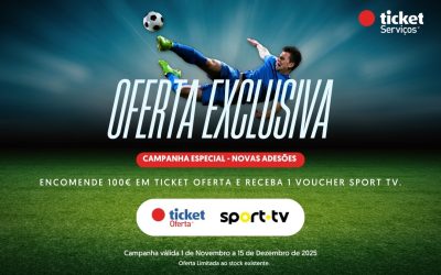 Campanha Ticket Oferta: ganhe um voucher SPORT TV com 3 meses de oferta